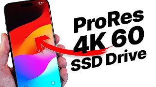 iPhone 15 Pro – How to record ProRes 4K 60 to external SSD