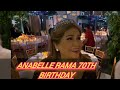 ANABELLE RAMA 70TH BIRTHDAY