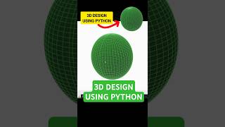 3D Ball Using Python | Easy Matplotlib Tutorials For Beginners #python #matplotlib #3dart #3d #ball