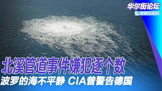 北溪管道事件嫌犯逐个数，谁最有可能下手；CIA曾警告德国：北溪管道或成攻击目标；波罗的海不平静，从苏联内海变成北约内海｜华尔街论坛（20220929）