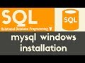 MySQL Windows Installation | SQL | Tutorial 4
