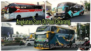 ( 36 ) Nonton Bus Premium DiPool Cikarang Angkatan Sore Edisi Hari Santri Nasional #Busmania #Fyp.