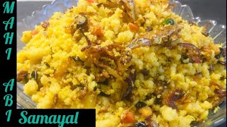 புட்டுக் கொத்து/Puttu Koththu Recipe in Tamil/Mahi Abi Samayal