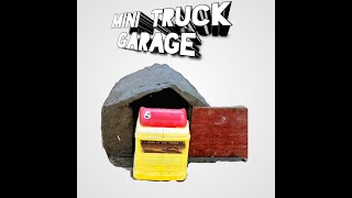 DIY MINI GARAGE-Trucks/Cars/Workshop WITH MINI BRICKS- BRICK LAYING