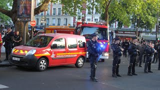 Pompiers de Paris En Urgence Compilation Paris Fire Dept engines responding Best of