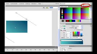 Gradient Intro,Transform tool || Flash CS4 Presentation || Tutorial For Beginners