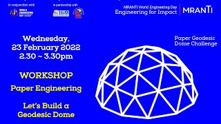 Paper Engineering: Let’s Build a Geodesic Dome