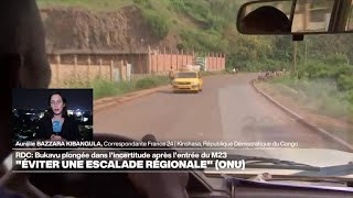 RD Congo : offensive du M23 et des forces rwandaises sur la ville de Bukavu • FRANCE 24