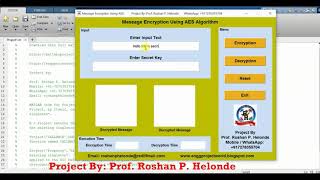 Matlab Source Code for Message Encryption Using AES Algorithm FINAL YEAR PROJECT