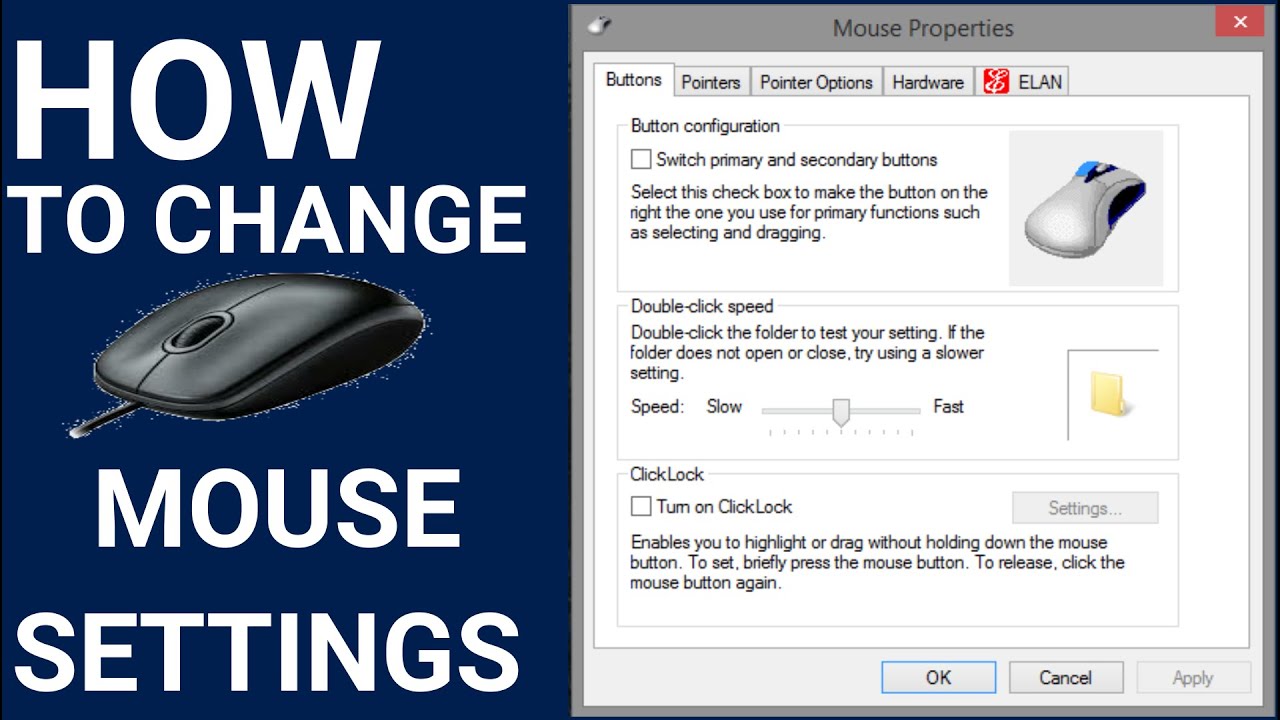 Mouse Settings Keep Resetting Windows 10 - Gostislam