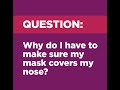 Why Does My Mask Need to Cover My Nose? | UPMC