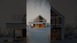 HOMEKONCEPT 130 #projektdomu #nowoczesność #minimalizm