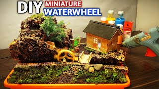 Mini Waterfall Garden With Styrofoam - Mini Landscape Realistic