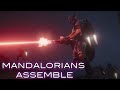 The Mandalorian & Baby Yoda Saved | Avengers Theme | The Mandalorian Bounty Hunter Guild Fight Scene