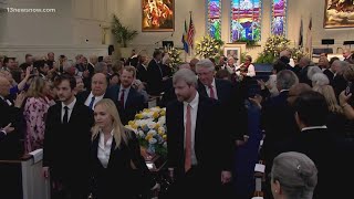 Funeral service held for Pat Robertson in Virginia Beach