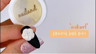 (nailand)모찌모찌로 만든 파츠 꿀광파우더로 광내기 !!