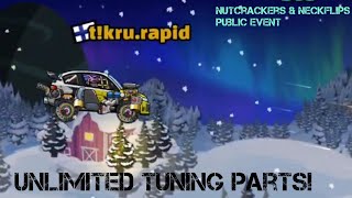 New Hectic Public Event Nutcrackers & Neckflips | Hill Climb Racing 2