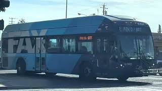 Fax bus 1905 still using the rapid transit route At Blackstone￼￼