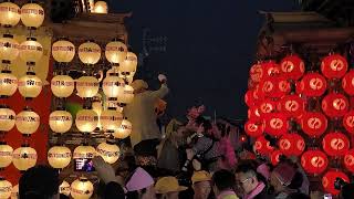 常滑祭礼2024（土）　曳き別れ3　保楽車　常磐車 　#山車　#山車まつり　#山車祭り　#まつり　#祭り#祭礼