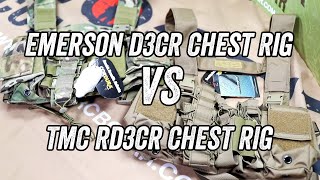 Emerson D3CR Tactical Chest Rig #EM7442 vs TMC D-Mittsu Chest Rig 17 VER #TMC2757