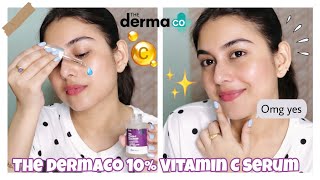 The Derma Co 10% Vitamin C Face Serum With 5% Niacinamide \u0026 Hyaluronic Acid Review | Arpita Ghoshal