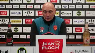 La conférence de presse d'Olivier Pantaloni avant FC Lorient - Amiens SC. Journée 22. Ligue 2 BKT