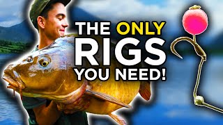 Fish ANYWHERE with just THREE Carp Rigs