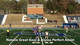 Oak Ridge Natalie Mancinelli Great Goal Alyssa Heinlein Perfect Assist