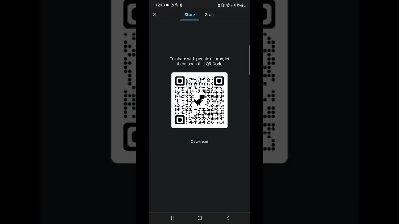 Generate Website QR Code with Android Chrome App