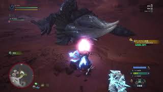 【MHW】ディアブロス亜種の角をへし折って帰還するだけ