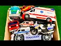 ASMR 7 minutes of satisfying unboxing Ambulance Garbage Trucks Model Cars ASMR | Toys Review 