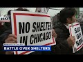 Chicago migrant tent camp in Brighton Park subject of protest, lawsuit after contract signed