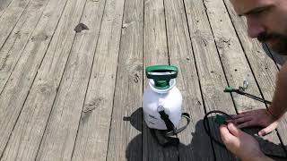 How to fix a pump sprayer that is spraying air