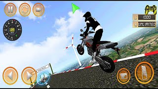 Mega Ramp Moto Rider: Impossible Bike Stunt - Android Gameplay 1080p60