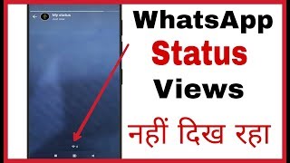 How to fix whatsapp status views not showing in hindi