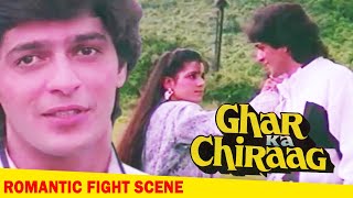 Chunky And Neelam's Romantic Fight | Ghar Ka Chiraag | Bollywood Hindi Movie Scene