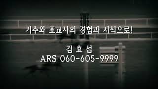 김효섭의 과천황태자 10월5일 금요경마 해설방송