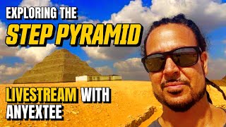 Exploring the OLDEST Pyramid in Egypt! 🇪🇬 Saqqara Step Pyramid (Livestream with Anyextee)