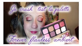 JE  CRASH  TEST  la palette   forever  flawless  ambient  REVOLUTION.   #revolution  #flawless .