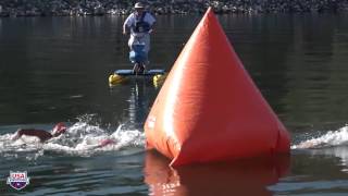 2017 MEN'S 5K OPEN WATER JUNIOR NATIONAL CHAMPIONSHIPS - Full Race From Boat