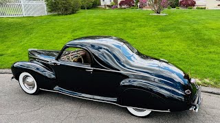 SOLD - 1940 Lincoln Zephyr 3 Window Business Coupe