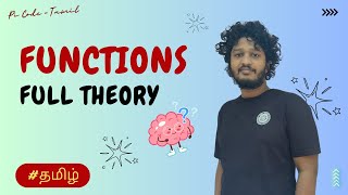 Functions Full Theory Explained | Advanced Guide in Tamil | Pi Code - Tamil