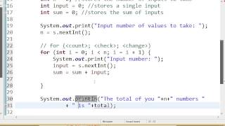 ICS3U - December Exam Review (For Loop Example)