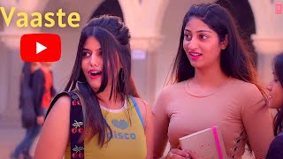 Tere Liye Mera Safar Tere Bina HD Music Video -  Vaaste Full Song - Dhvani Bhanushali Song 2021