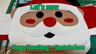 Hugo Handbag - Santa face - Let's sew