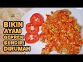 Resep dan Cara Membuat Ayam Geprek Beserta Sambalnya. Resep Baru Dari Vhanosee