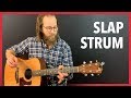 How to slap strum (percussive muting technique)