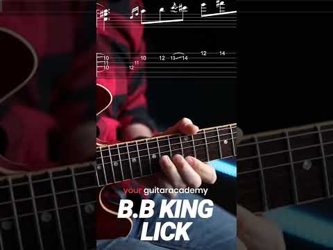 Try This B.B King Lick! #guitarlesson - YouTube