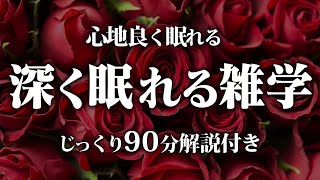 【睡眠導入】良質睡眠の深い雑学【リラックス】深い雑学でいつの間にか寝ちゃう…zzz