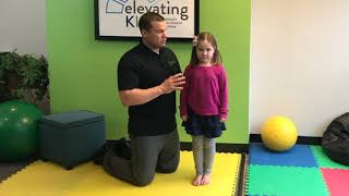 MORO Primitive Reflex - Tap Arounds Eyes Closed Activity
